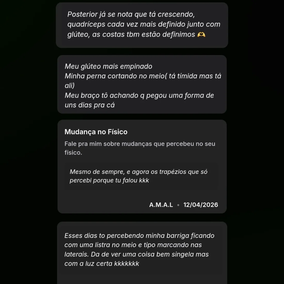 Depoimento de aluna do LFTEAM