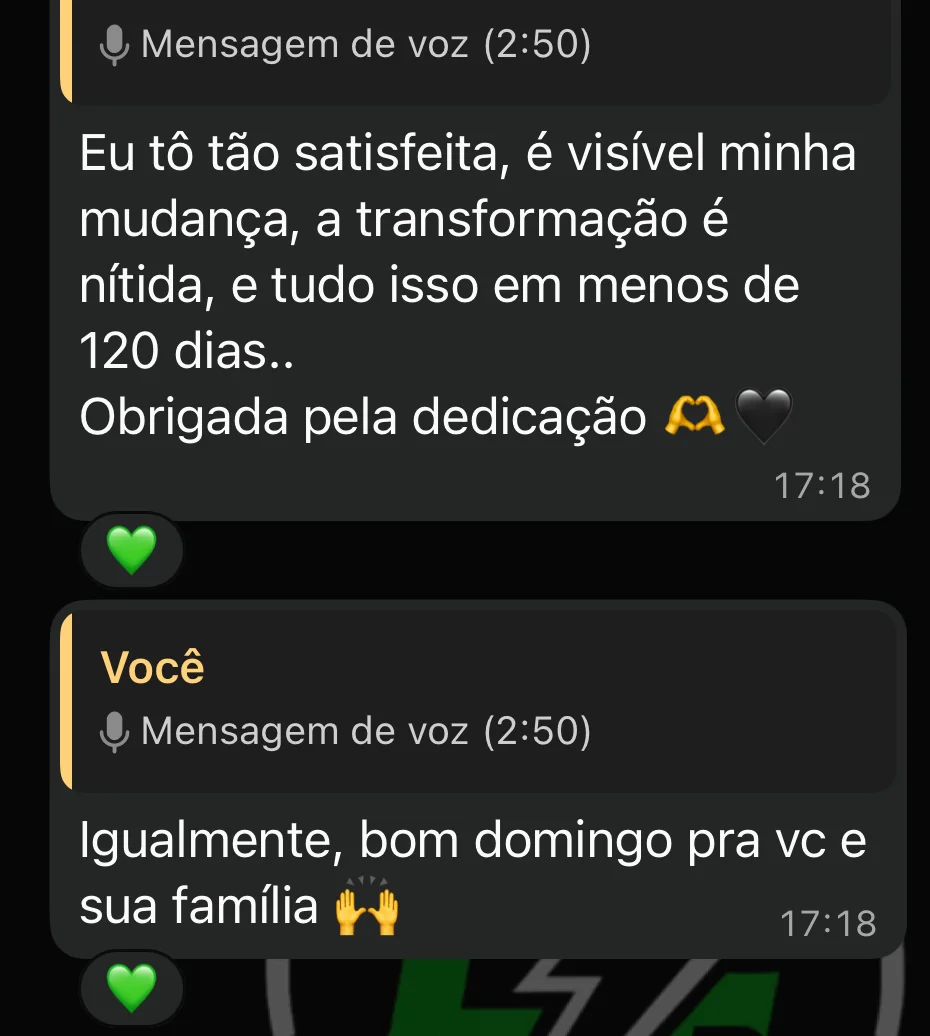 Depoimento de aluna do LFTEAM